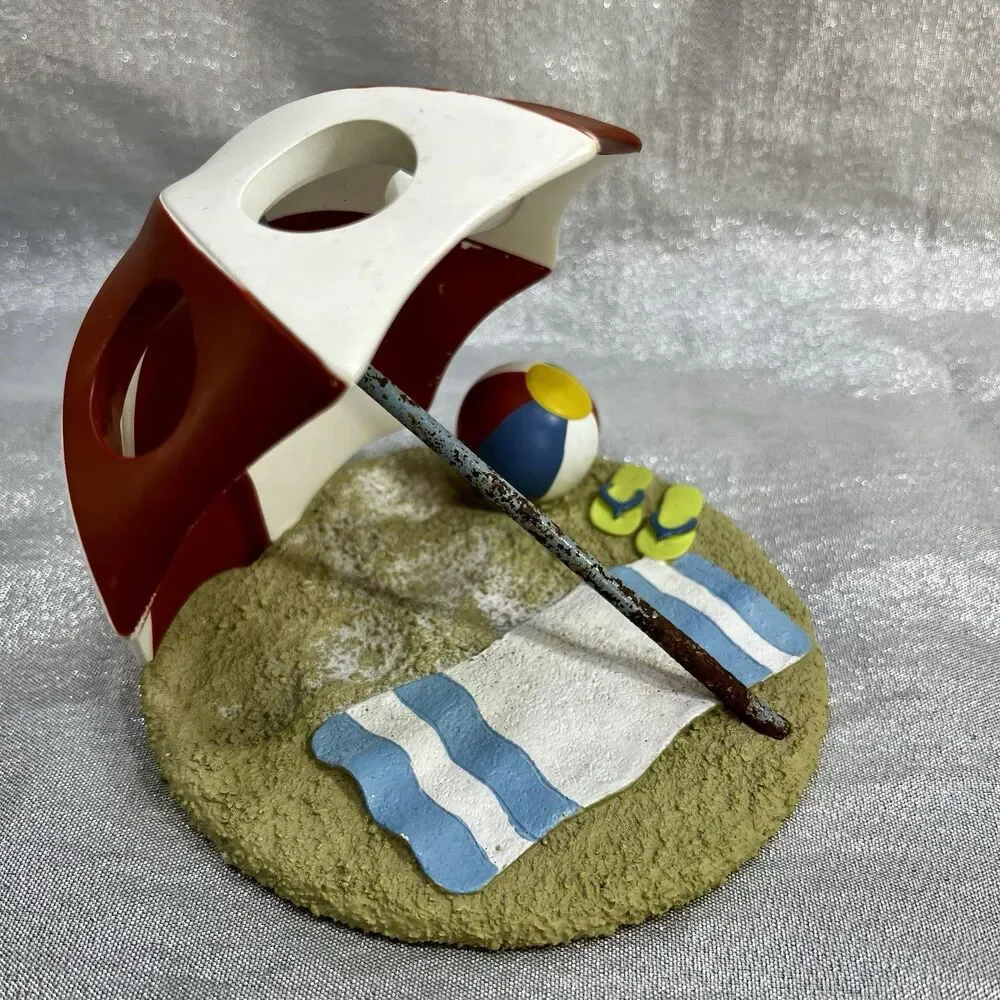 ADORABLE Beach Ocean Theme Bathroom Toothbrush Holder Decor KATHY MIDDLEBROOK
